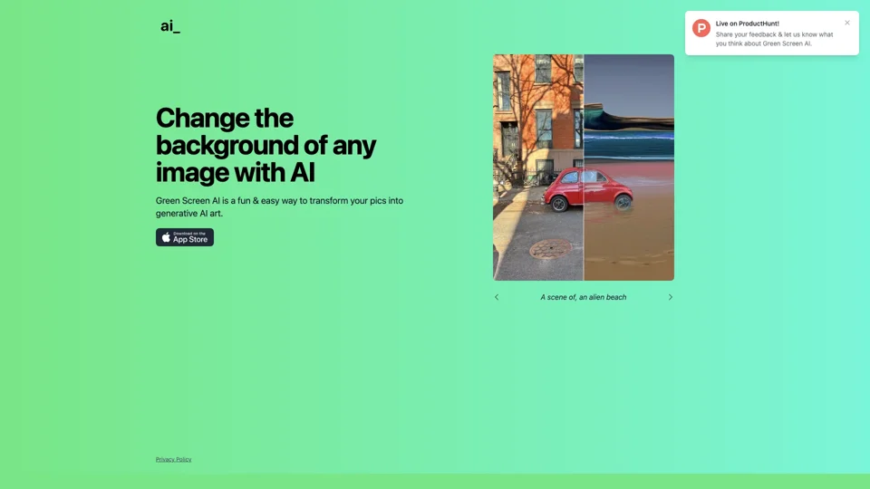 Green Screen AI