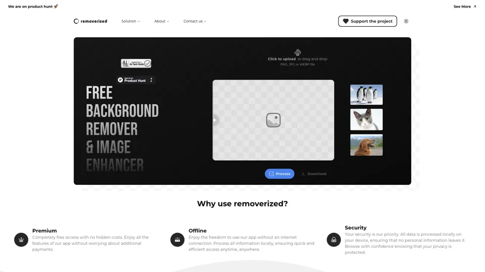 removerized: Free AI-Powered Background Remover Tool