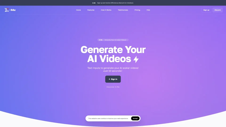 X-Me: Generate Your AI Avatar Videos!