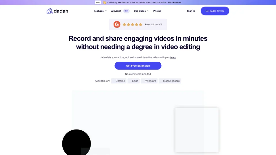 Dadan - Free Screen Recorder & Video Recording Software