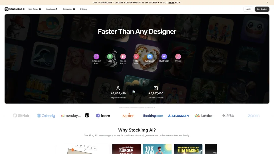 Fast AI Design Tool: Logo, Social Media, Stock Image - Stockimg AI