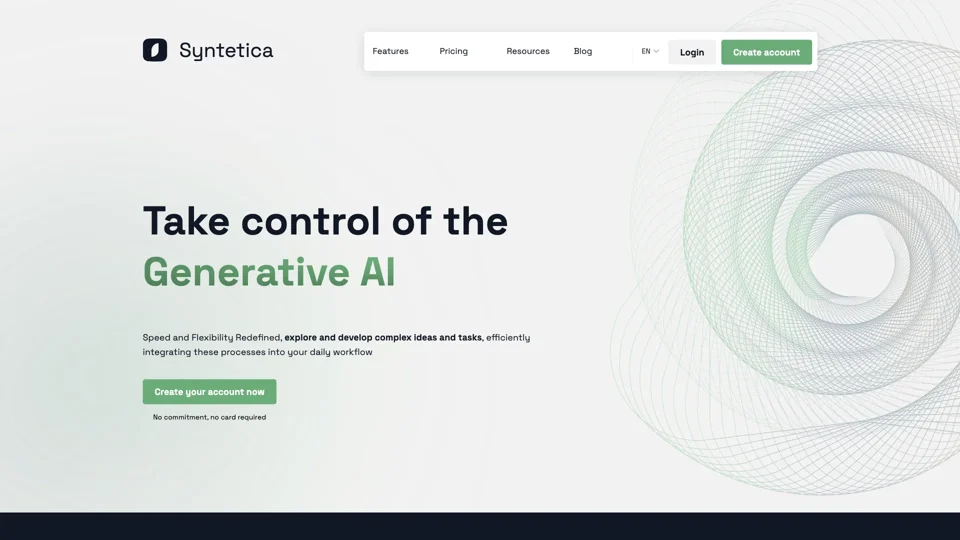 Syntetica > Home | Create processes with generative AI to build complex content