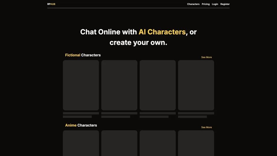 Role Play Hub - AI Roleplaying Online App with uncensored NSFW Chatbots