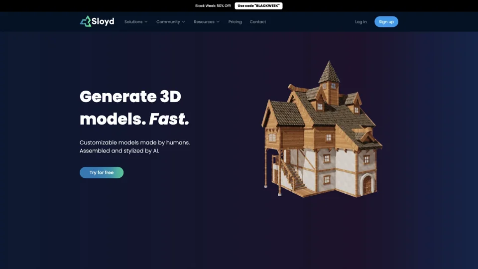 AI 3D Model Generator - Create with Text to 3D