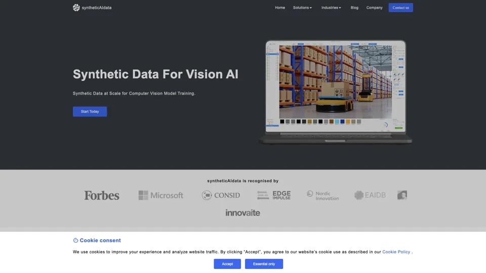 syntheticAIdata - Synthetic Data For Vision AI