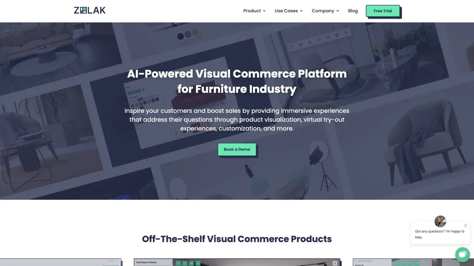 Visual Commerce Platform — Zolak