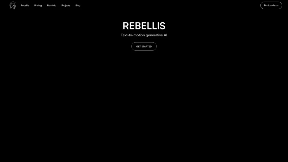 Rebellis - text to motion generative AI