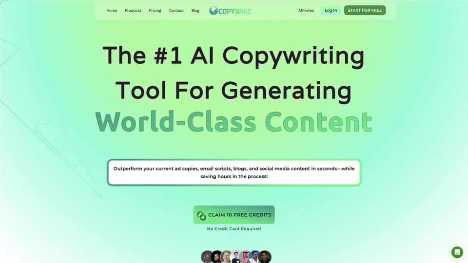 Copywhiz.ai - #1 AI Copywriting Tool to Write world-class copy –› in seconds!