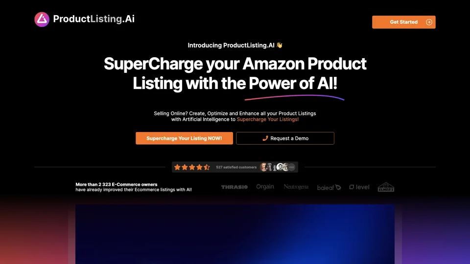 ProductListing.AI - SuperCharge your Amazon Product Listing with the Power of AI!