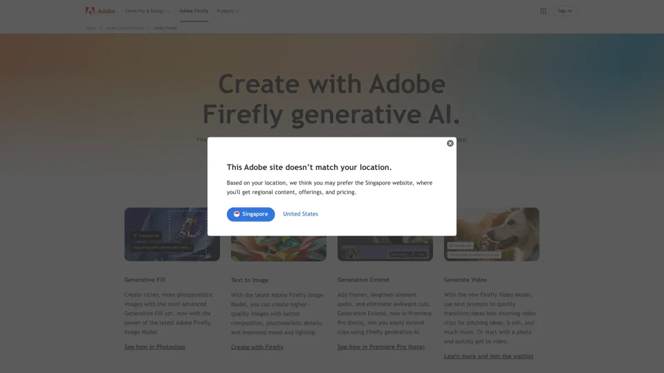 Adobe Firefly - Free Generative AI for creatives