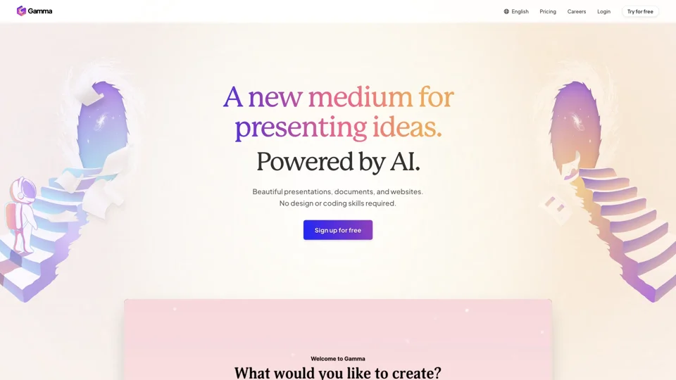 Presentations and Slide Decks with AI | Gamma