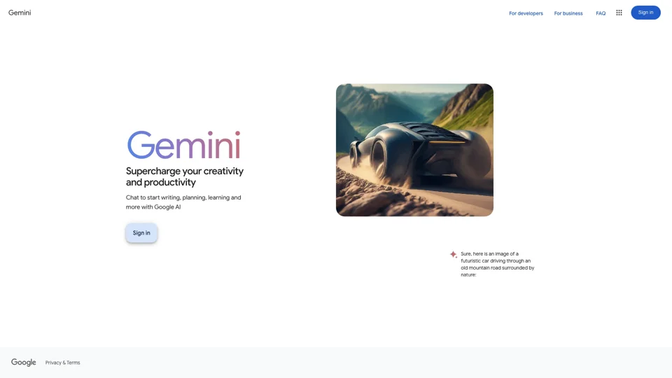 ‎Gemini - chat to supercharge your ideas