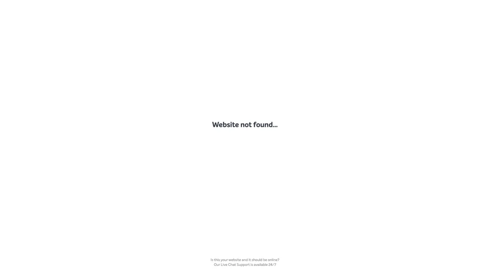 Website not found…