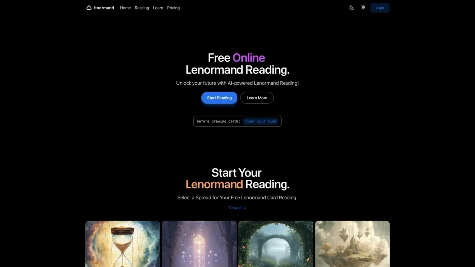 Free Lenormand Reading Online | Card Meanings & Combinations