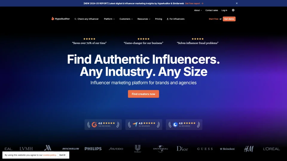 100% AI-Powered Influencer Marketing Platform | HypeAuditor