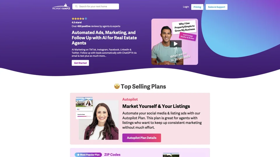 AI-Driven Real Estate Marketing and Follow-up | PropertySimple