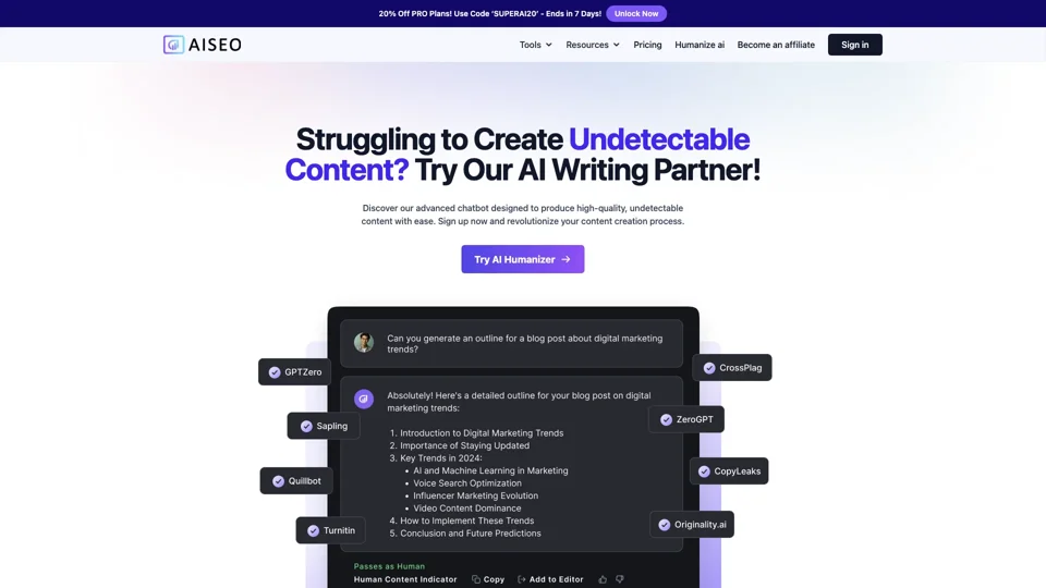 AISEO - Your AI writer for SEO.