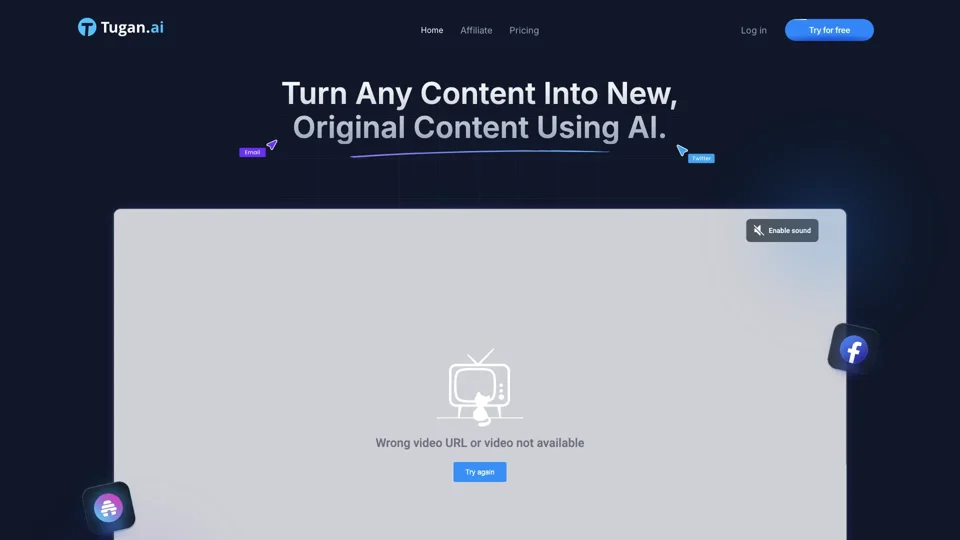 Tugan.ai - Say Goodbye To Your Copywriter And Ghostwriter