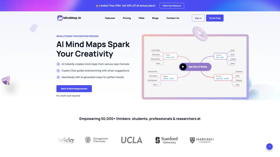 MindMap AI: Create AI-Powered Mind Maps Instantly