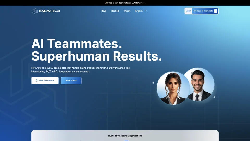 Teammates.ai – Autonomous AI Teammates for Entire Job Roles